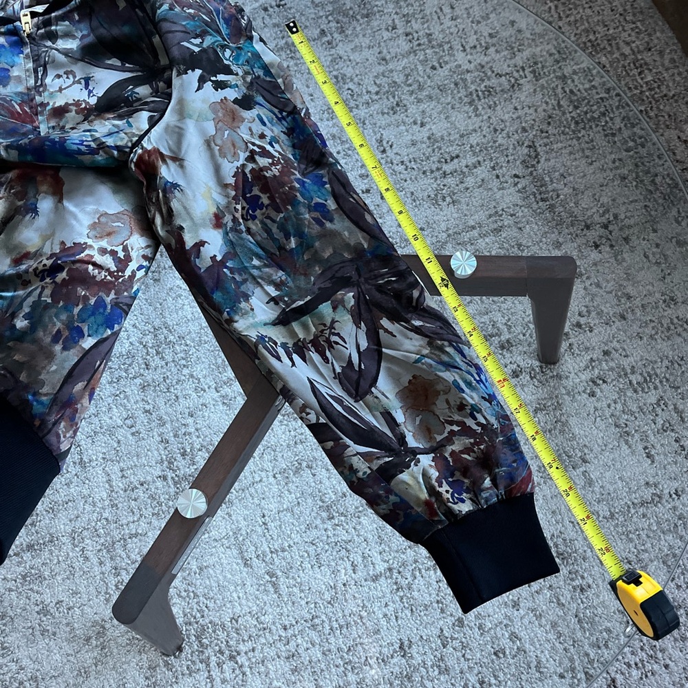 Le Fou Wilfred Multicolor Floral Bomber Jacket Sz M - Picture 7 of 12